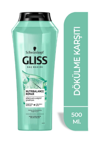 GLİSS SHAMPOOING 525 ML NUTRİBALANCE * 6