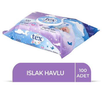TEX SOFT WIPES 100 PURPLE * 24
