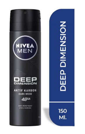 NİVEA DEO 150 ML MEN DEEP DIMENSION*1