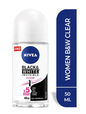 NİVEA ROLL-ON 50 ML WOMEN B&W CLEAR*1