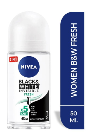 NİVEA ROLL-ON 50 ML WOMEN BLACK & WHITE FRESH*1