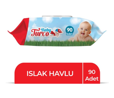 BABY TURCO WET TOWEL 90 SHEETS *24