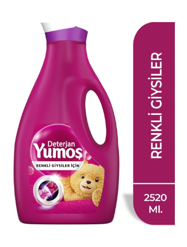 YUMOS DETERGENT LIQUIDE SOIN COULEUR 2520ML*6