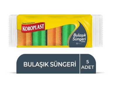 KOROPLAST SÜNGER 5Lİ OLUKLU*24