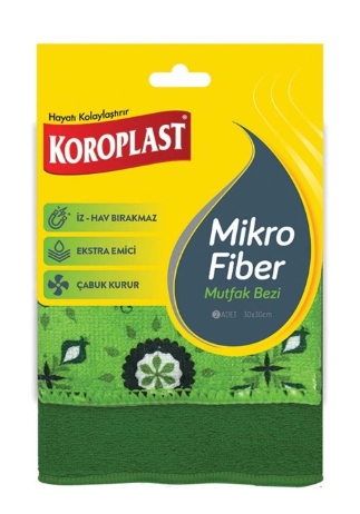 KOROPLAST MİKROFİBER KITCHEN CLOTH 2*24