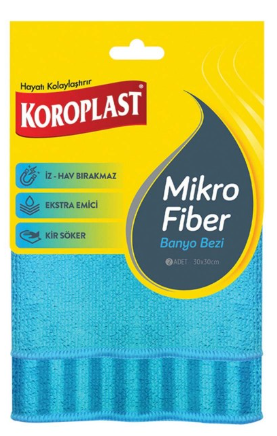 KOROPLAST MİKROFİBER BATH CLOTH 2 PIECE*24