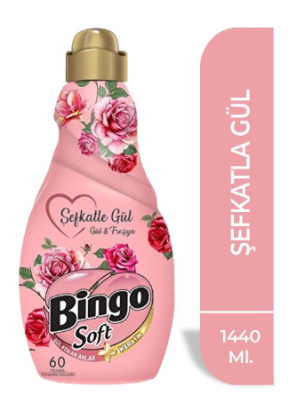 BINGO SOFT CONCENTRATE. 1440 ML ROSE WITH Tenderness*9
