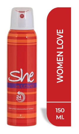 SHE DEODORANT 150 ML WOMEN LOVE*1