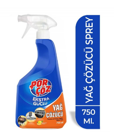 PORÇÖZ YAĞ ÇÖZÜCÜ SPREY 750ML*12