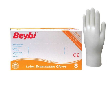 BEYBI MEDICAL GLOVE POWDERED (S)*1