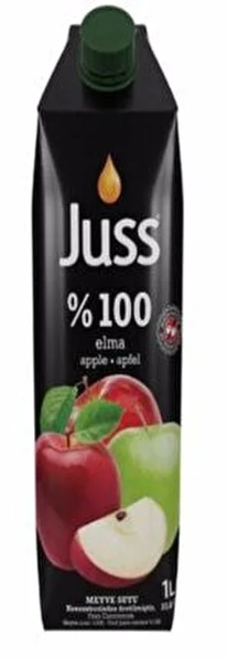 JUSS 1 LT 100% APPLE JUICE * 12