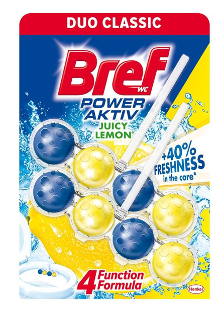 BREF WC PUISSANCE ACTIVE 8p TOP CITRON * 10