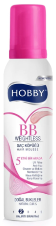 HOBBY HAİR MOUSSE 150 ML BB*12