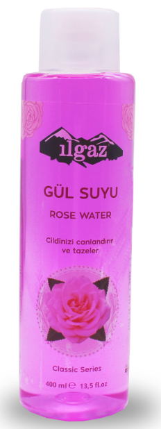 ILGAZ ROSE WATER 400 GR. * 12