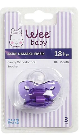 WEE BABY AKİDE DAMAKLI EMZİK NO:3*24