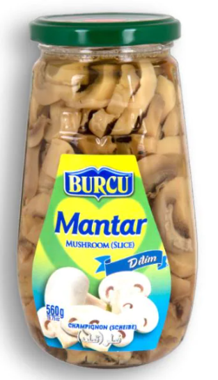 BURCU MANTAR DİLİMLİ 560GR*12