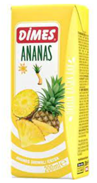 DİMES MEYVE SUYU 200 ML ANANAS *27