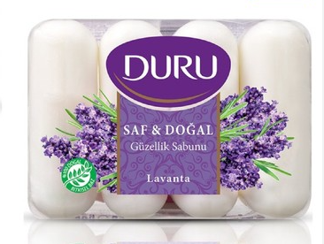 DURU BEAUTY SAVON 4x70 LAVANDE*24