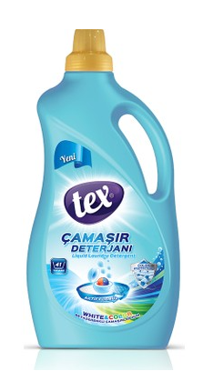 TEX DETERGENT DE LAVAGE LIQUIDE 2,5 KG BLANC ET COULEUR*6