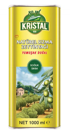 KRİSTAL SIZMA 1 LT TENEKE KUTU*20