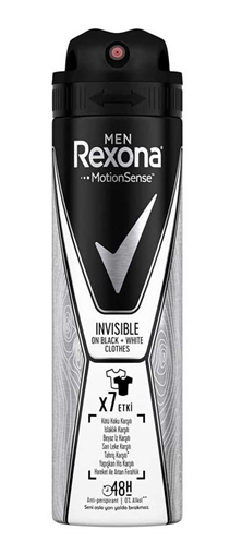 REXONA DEO 150 ML BAY INVISIBLE BLACK WHİTE*1