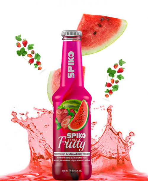 SPIKO PASTÈQUE FRUITÉE-FRAISE 250ML*24