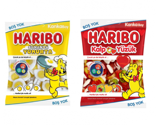 HARİBO 80 GR SAHANDA YUM.+80 GR KALP YÜZÜK*18
