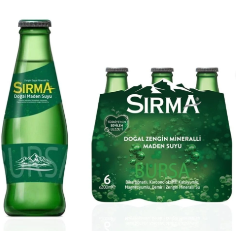 SIRMA МИНЕРАЛЬНАЯ ВОДА 200 МЛ *24