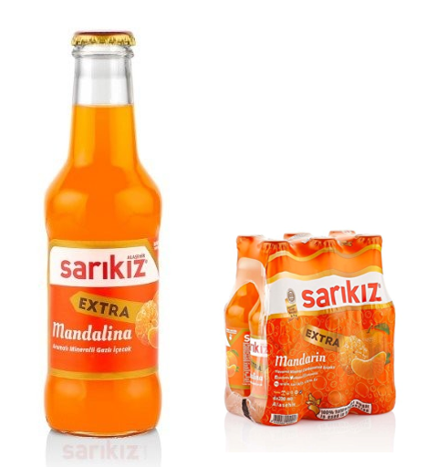 SARIKIZ EXTRA M.SODA 200 ML MANDALİNA*24