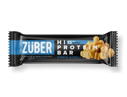 ZÜBER Hİ PROTEİN BAR 45 GR FINDIKLI*12