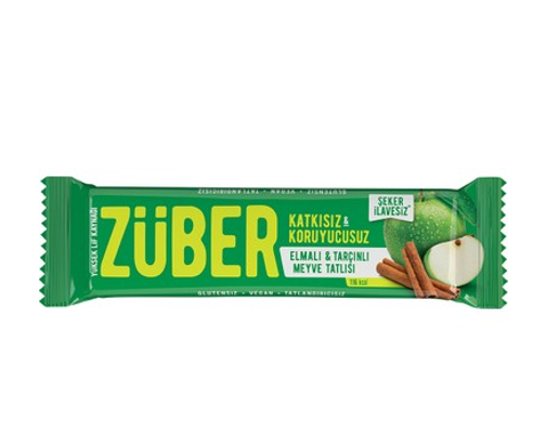 ZÜBER 40 GR MEYVE BAR ELMALI TARÇINLI*12