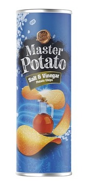 MASTER POTATO 160 GR TUZ VE SİRKE SOSLU CİPS*14