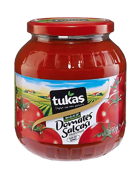 TUKAŞ 1.650 GR DOMATES SALÇASI CAM*6