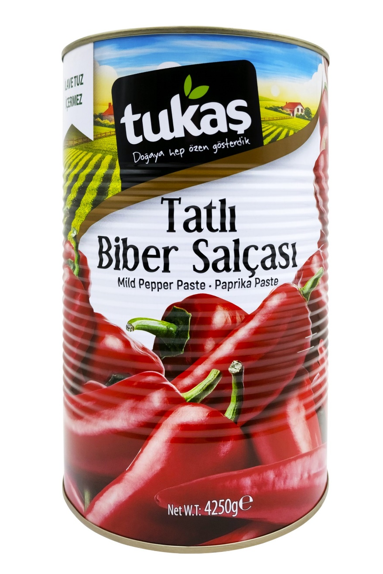 TUKAŞ 4.250 GR BİBER SALÇASI TATLI TNK*6