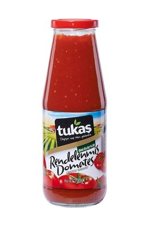 TUKAŞ 700 GR DOMATES PÜRESİ CAM*12