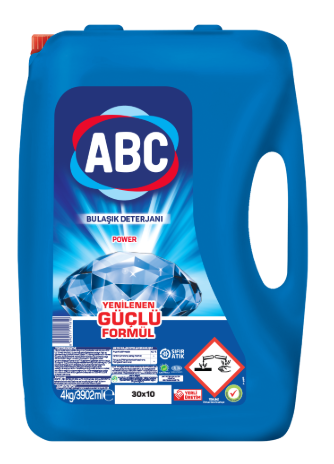 ABC 4 KG DISHWASHING DETERGENT POWER*4