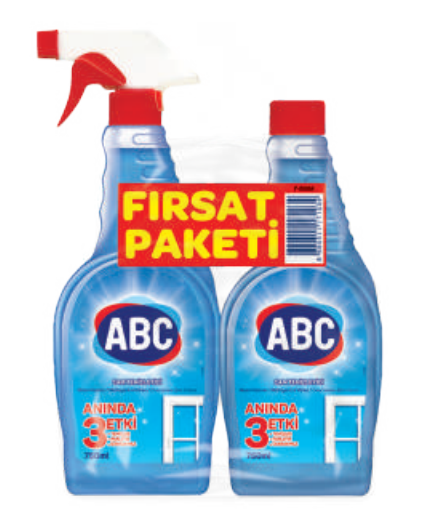 ABC 750+750 ML GLASS CLEANER*10