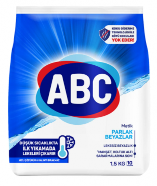 ABC 1.5 KG MATIC BRIGHT WHITES*12