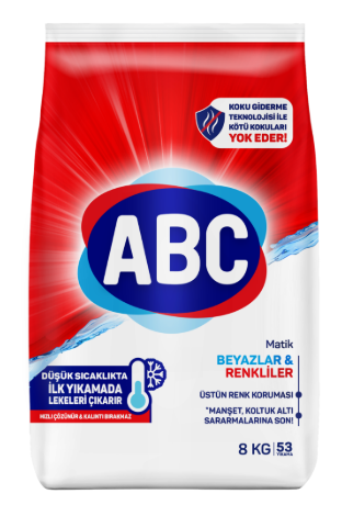ABC 8 KG MATIC WHITES & COLORS*1