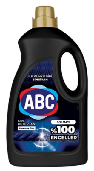 ABC 3 LT LIQUID LAUNDRY DETERGENT BLACK *6