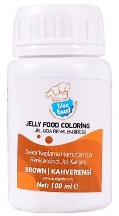 BLUE BEAD 100 GR GEL PAINT BROWN*12