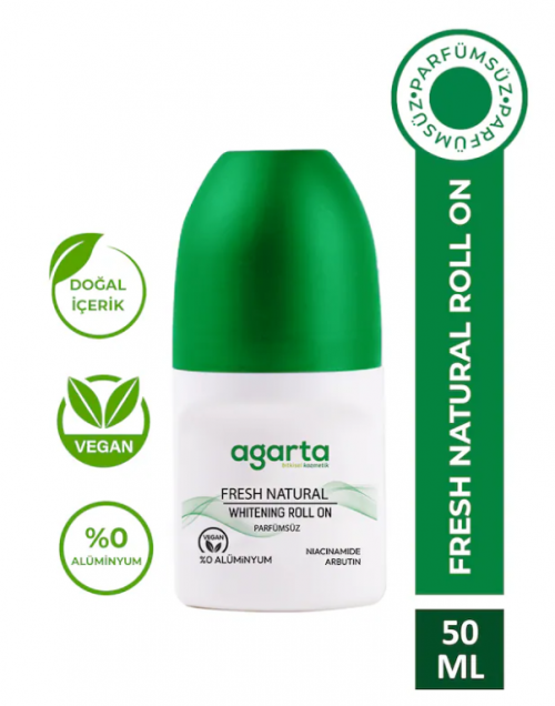 AGARTA 50 ML NATURAL ROLL-ON FRESH NATURAL*1