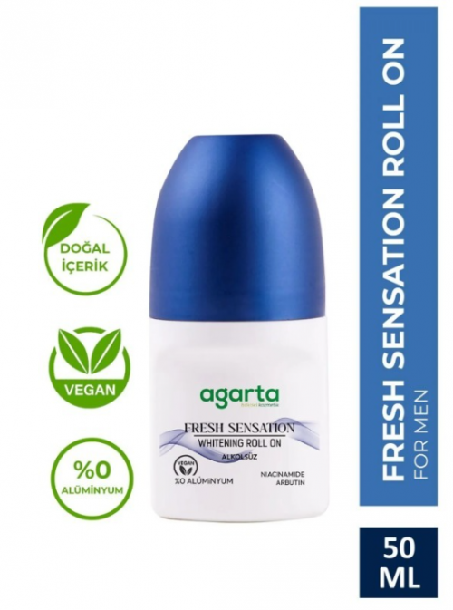 AGARTA 50 ML NATURAL ROLL-ON FRESH SENSATION*1