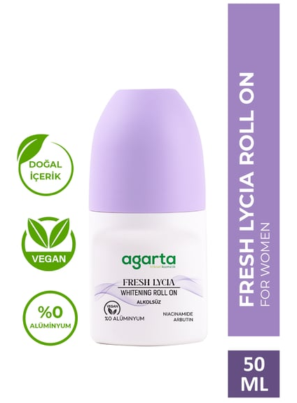 AGARTA 50 ML NATURAL ROLL-ON FRESH LYCİA*1