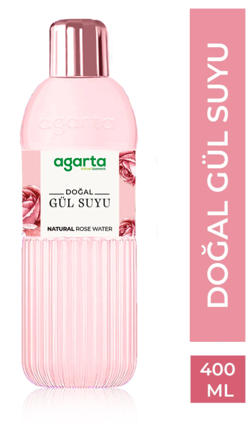 AGARTA 400 ML NATURAL ROSE WATER*24