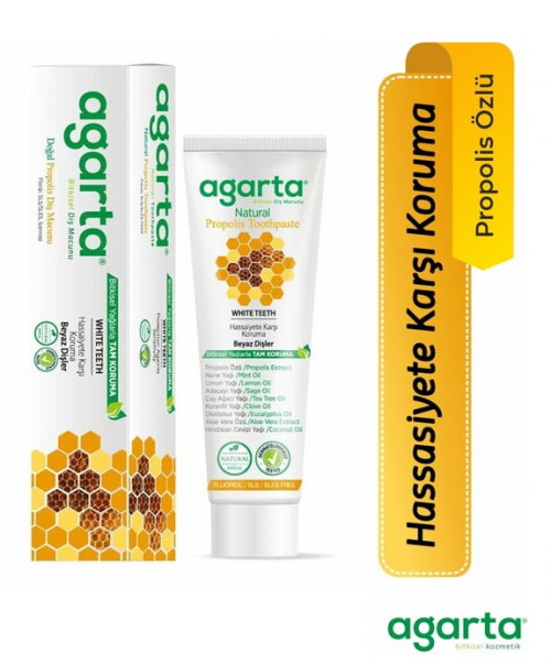 AGARTA 100 ML NATURAL PROPOLIS TOOTHPASTE*12