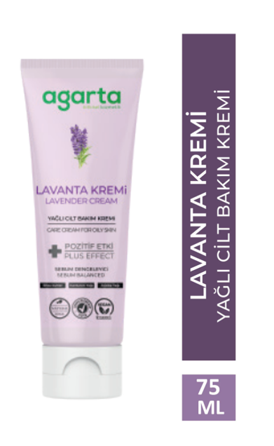 AGARTA 75 ML NATURAL TUBE LAVENDER CREAM*6