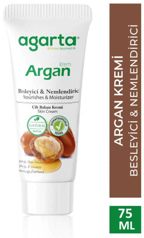 AGARTA 75 ML NATURAL TUBE ARGAN CREAM*6