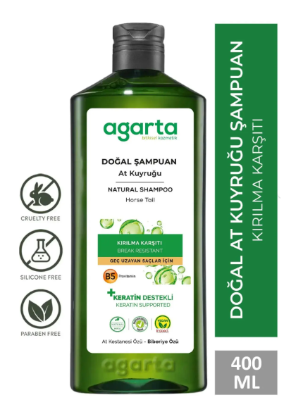 AGARTA 400 ML NATURAL SHAMPOO HORSE TAIL*6
