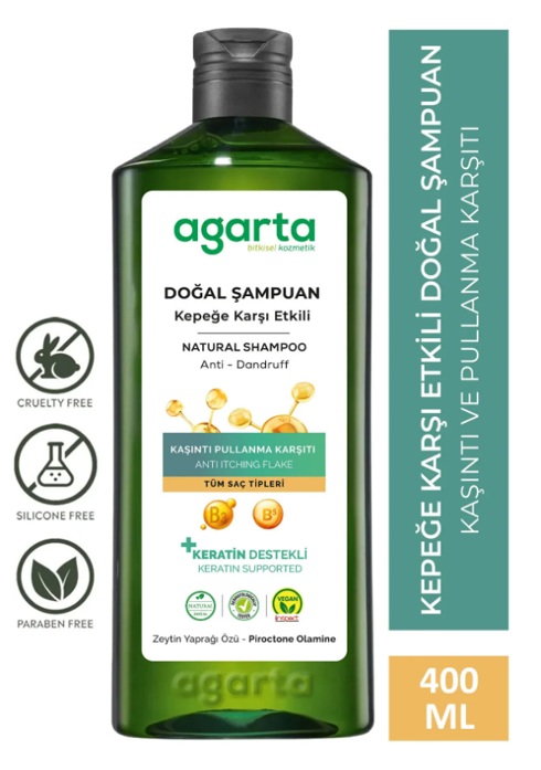 AGARTA 400 ML NATURAL SHAMPOO AGAINST DANDRUFF*6